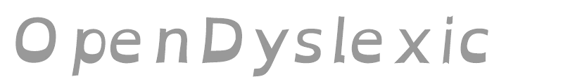 OpenDyslexic