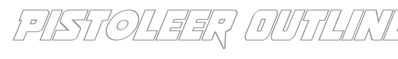 Pistoleer Outline Italic
