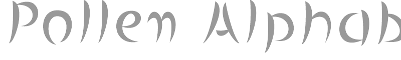 Pollen Alphabet