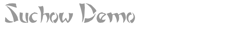 Suchow Demo