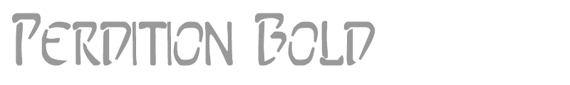 Perdition Bold