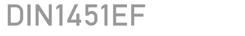 DIN1451EF