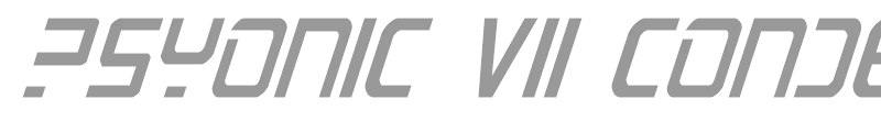 PsYonic VII Condensed Italic