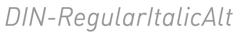 DIN-RegularItalicAlt