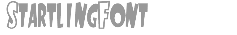 StartlingFont