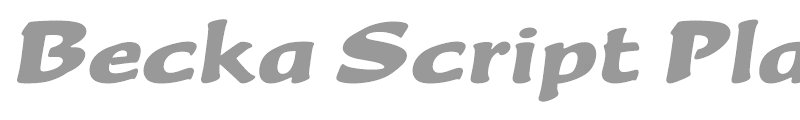 Becka Script
