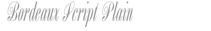 Bordeaux Script
