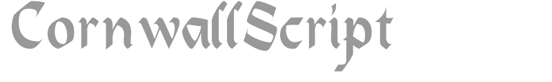 CornwallScript