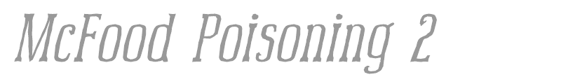 McFood Poisoning 2