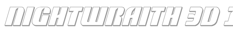 Nightwraith 3D Italic