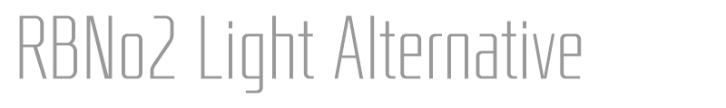 RBNo2 Light Alternative