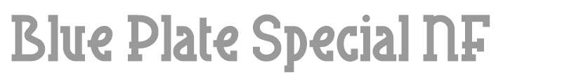 Blue Plate Special NF