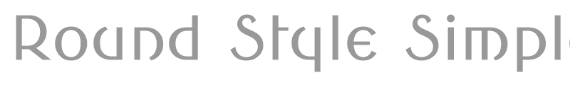 Round Style Simple