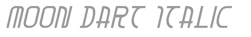 Moon Dart Italic