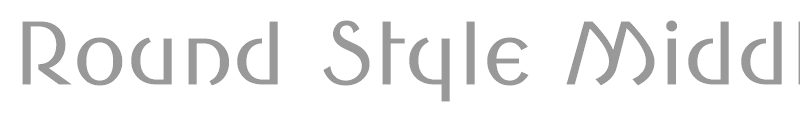 Round Style Middle