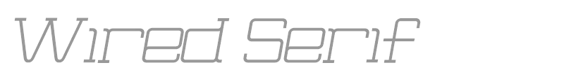 Wired Serif