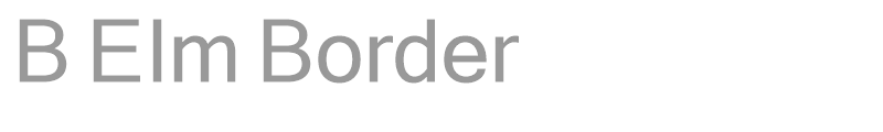 B Elm Border