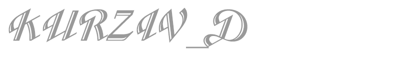 KURZIV_D