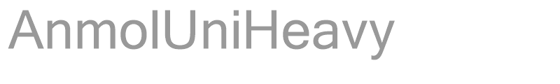 AnmolUniHeavy