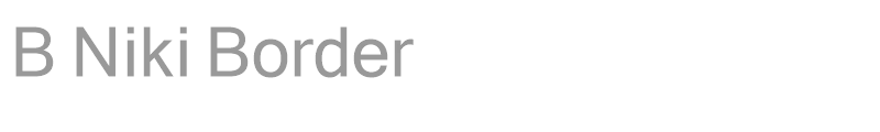 B Niki Border