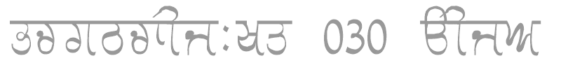 GurmukhiLys 030 Thin