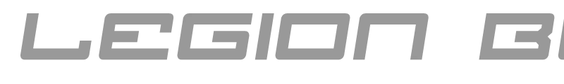 Legion Bold Semi-Italic