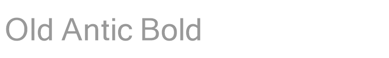 Old Antic Bold