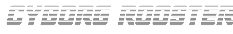 Cyborg Rooster Super-Italic