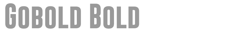 Gobold Bold