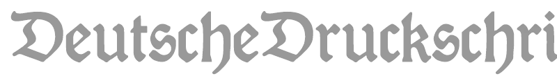DeutscheDruckschrift
