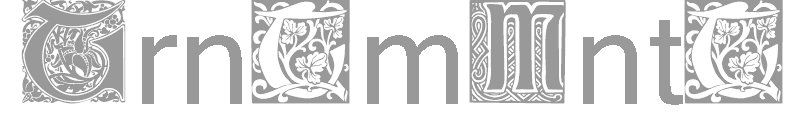 Ornamental Initials T