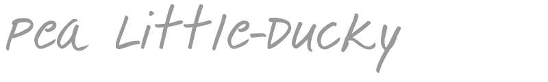Pea Little-Ducky