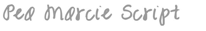 Pea Marcie Script