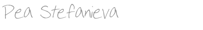 Pea Stefanieva