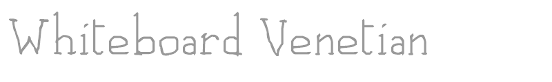Whiteboard Venetian