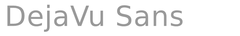 DejaVu Sans