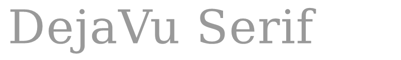 DejaVu Serif