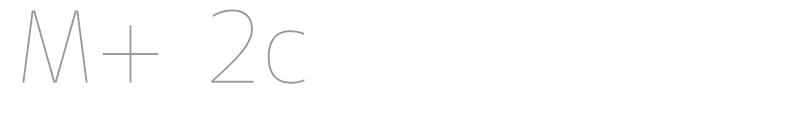 M+ 2c