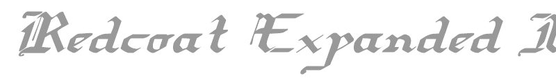 Redcoat Expanded Italic
