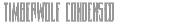 Timberwolf Condensed