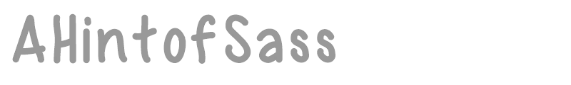 AHintofSass