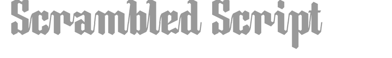 Scrambled Script