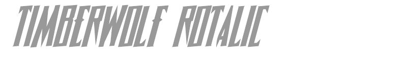 Timberwolf Rotalic
