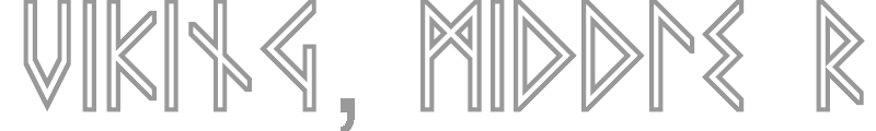 VIKING, MIDDLE Runes