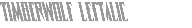 Timberwolf Leftalic