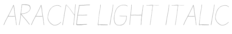 Aracne Light Italic