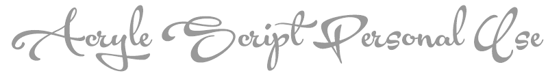 Acryle Script