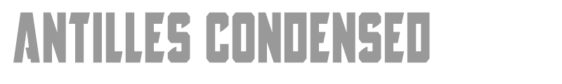 Antilles Condensed
