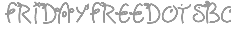 Fridayfreedotsbold