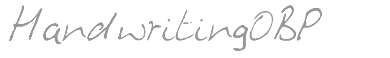 HandwritingOBP